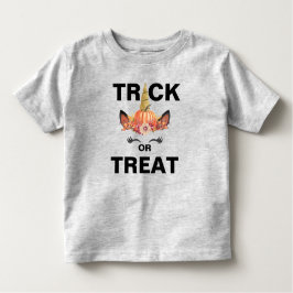 Trick oder Treat Unicorn Kleinkind Fine Jersey T - T-shirt