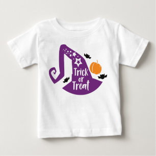 Trick oder Treat, Witzhut, Fledermäuse, Sterne, Ha Baby T-shirt