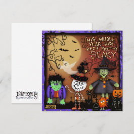 Trick oder Treater Spookoky Kinder Inspirivity Feiertagskarte