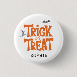 Trick- oder TreatHalloween-Familienkleidung Button