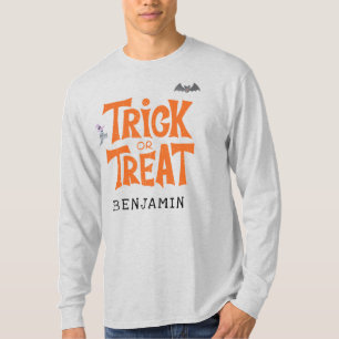 Trick- oder TreatHalloween-Familienkleidung T-Shirt