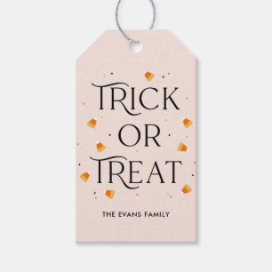 Trick oder Treatzeit Halloween-Gastgeschenk Geschenkanhänger