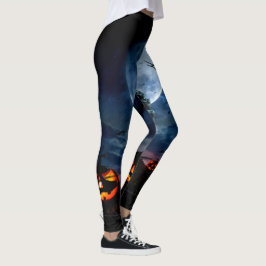 Trick oder Trete, Halloween-Party, Boo-Leggings Leggings