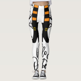 Trick oder Trete, Halloween-Party, Boo-Leggings Leggings