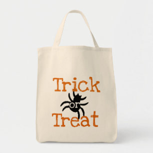 Trick oder Treten für Halloween-Partys Tragetasche