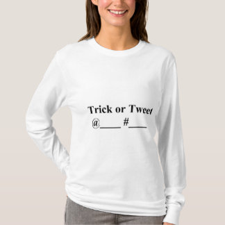 Trick oder Tweet der Hanes Nano Long Sleeve T T-Shirt