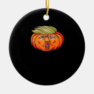 Trick oder Verrat Anti Halloween Pumpkin Trumpkin Keramik Ornament
