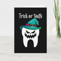 Trick oder Zähne Funny Dentist Dental Halloween-Ge