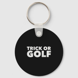 Trick Or Golf Funny Halloween Schlüsselanhänger