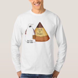 Trick-or-Leckerei Halloween-Langschläfchen T-Shirt