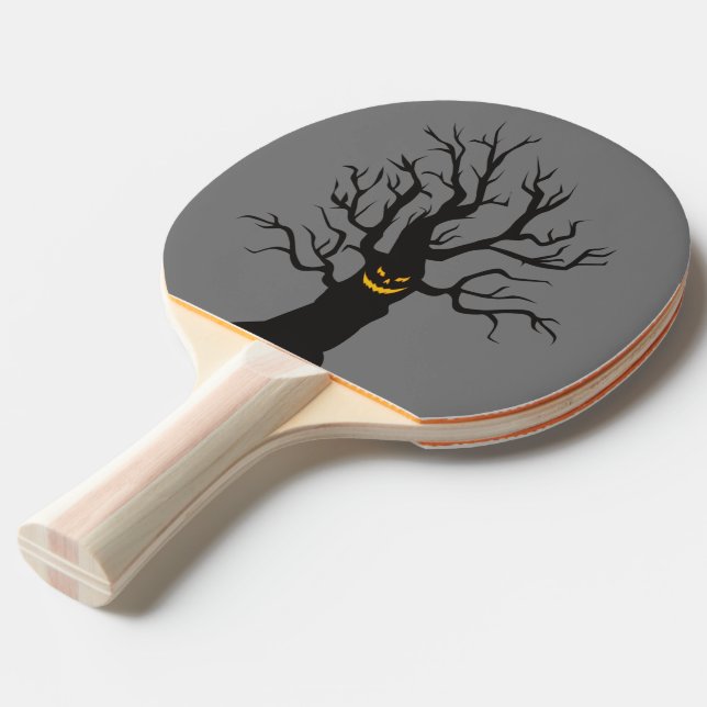 Trick-or-Paddle: Halloween Pong Paddle Tischtennis Schläger (Vorderseite)