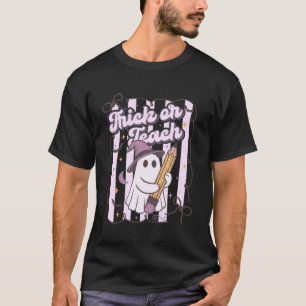 Trick Or Teach Halloween-Geist-Lehrer Kokette Ap T-Shirt