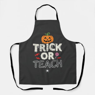 Trick or Teach Halloween-Lehrer-Design (2)_1 Schürze