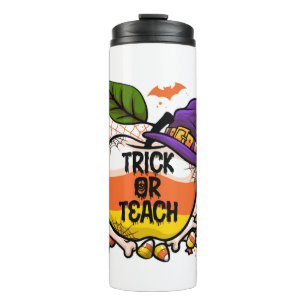 Trick Or Teach Süßes Halloween-Lehrer-Kostüm Männe Thermosbecher