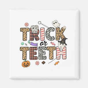 Trick Or Teeth Candy Corn Zahnärztliche Hygieniker Magnet