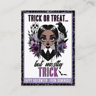 Trick or Treat, aber meistens Trick Gruseliger Kla Platzkarte