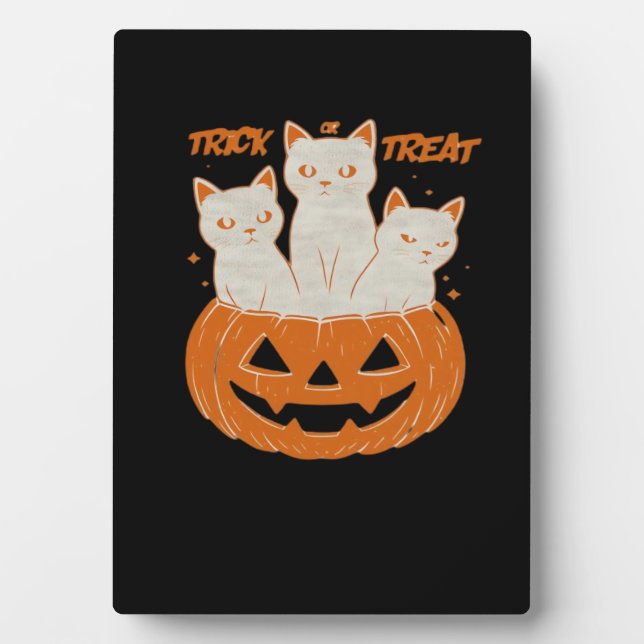 Trick or Treat cats Classic T-Shirt Fotoplatte (Vorderseite)