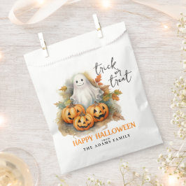 Trick or Treat Ghost Individuelle Name Happy Hallo Geschenktütchen