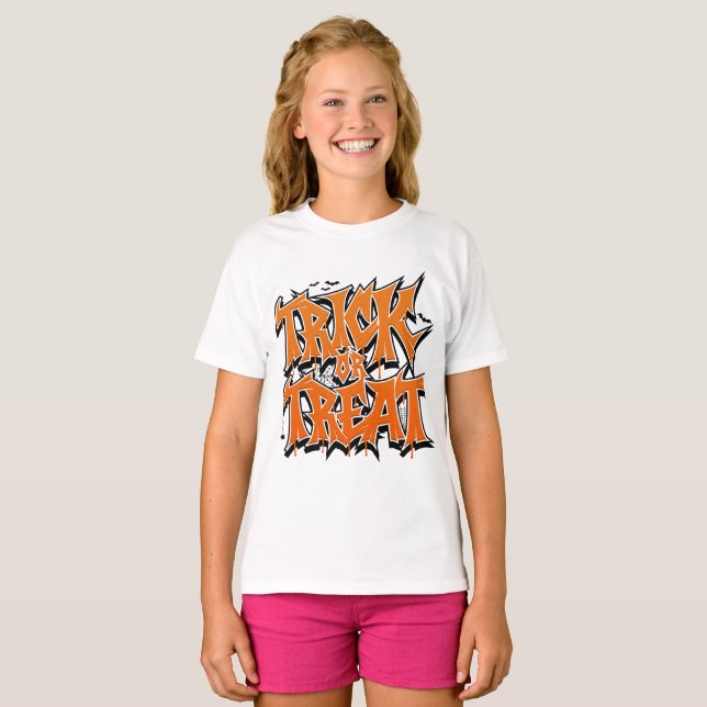 Trick Or Treat Graffiti T-Shirt (Vorne ganz)