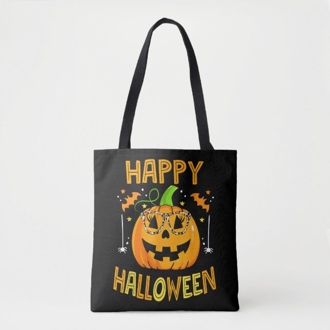 Trick or Treat Halloween Funny Pumpkin Happy Hallo (Vorderseite)