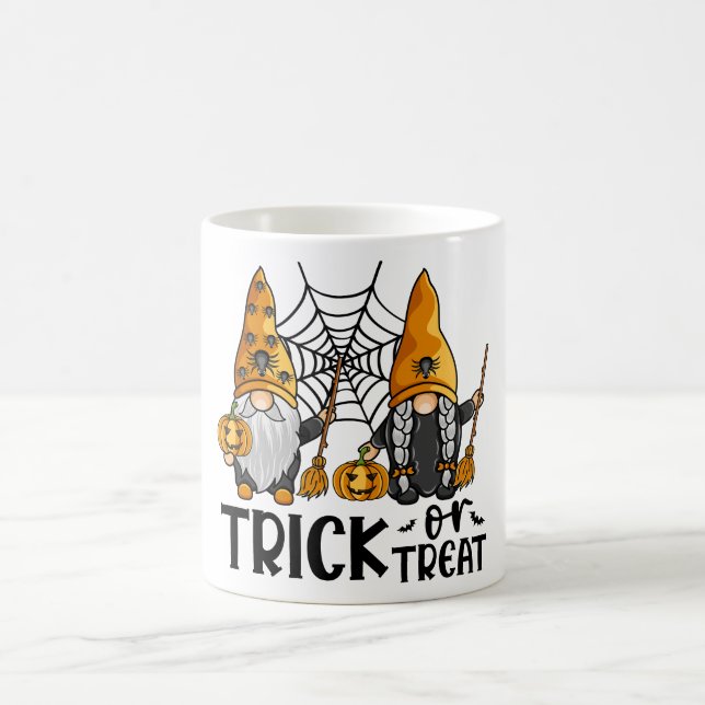 Trick or Treat Halloween Gnomes Kaffeetasse (Mittel)