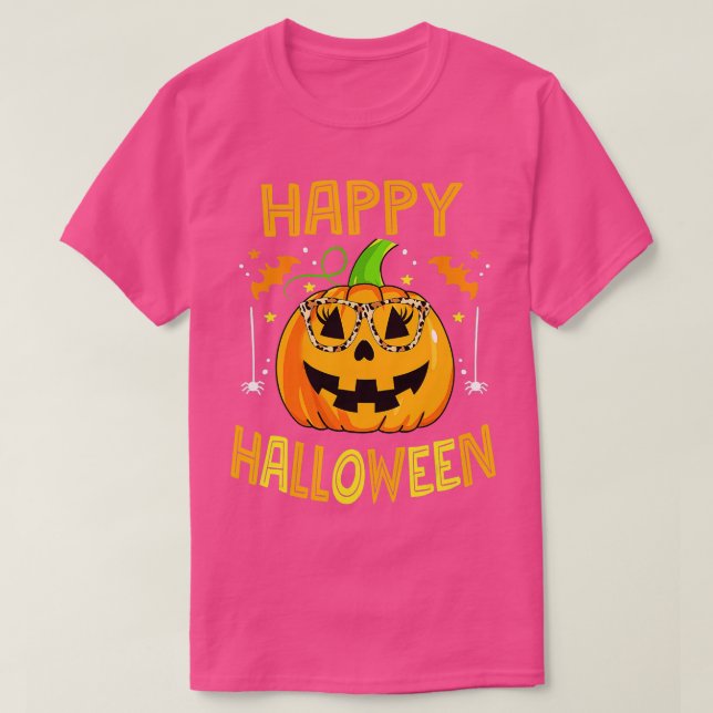 Trick or Treat Halloween Pumpkin Happy Halloween 2 T-Shirt (Design vorne)