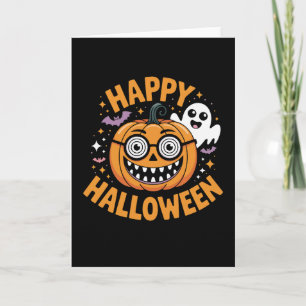 Trick or Treat Halloween Pumpkin Happy Halloween Karte