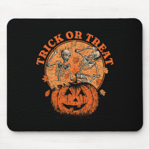 Trick or Treat - Halloween Pumpkin Skelett Mousepad