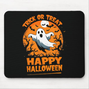 Trick or Treat Happy Halloween Ghost Kostüm Spaß Mousepad