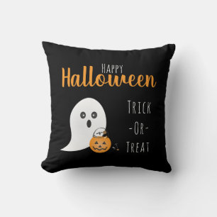 Trick or Treat Happy Halloween Ghost Spooky Kissen