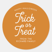 Trick or Treat Kalligrafie Minimalistisch Modern