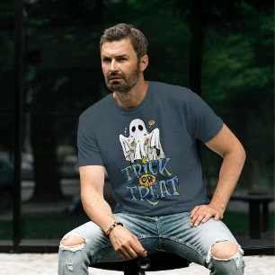 Trick or Treat Men Halloween T - Shirt