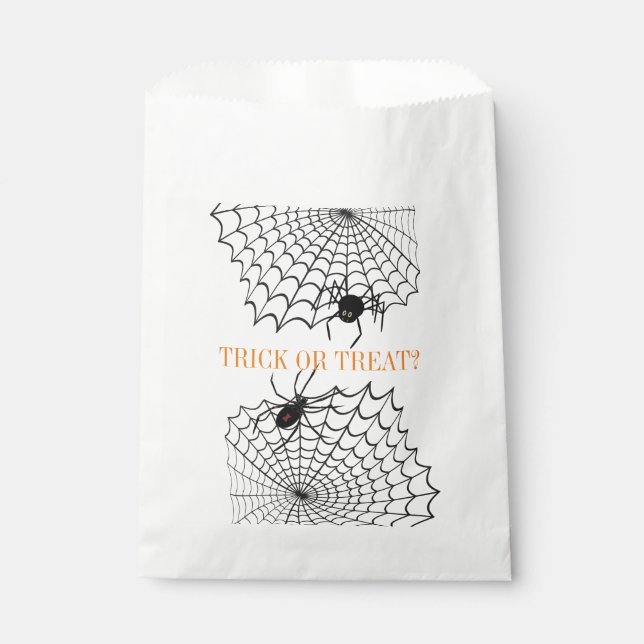 Trick or Treat Spiders ID214 Geschenktütchen (Vorderseite)