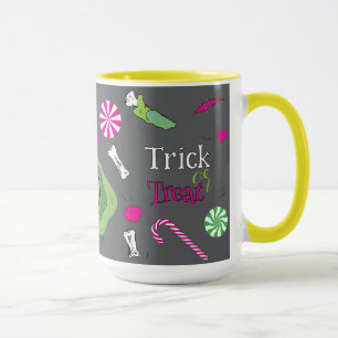 Trick or Treat! Süß Tod und Bonbons! Tasse