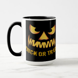 Trick or Treat with Pumpkin Face Tasse