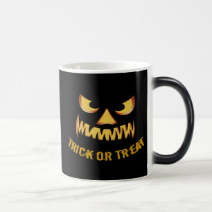 Trick or Treat with Pumpkin Face Verwandlungstasse