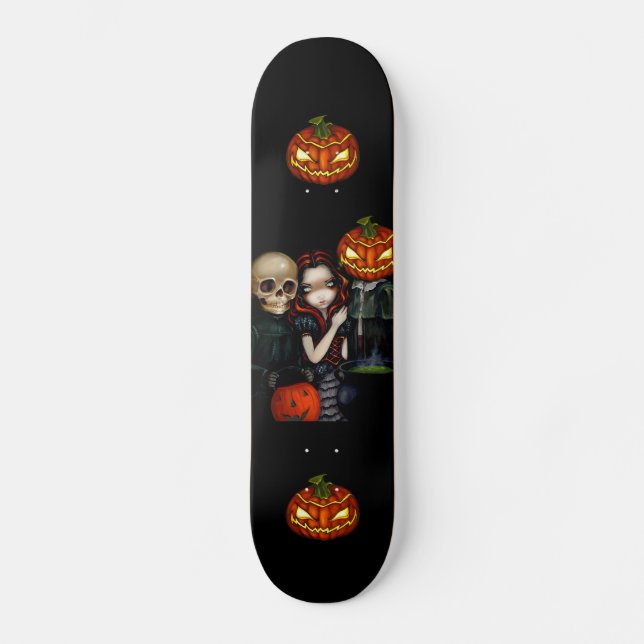 Trick-or-Treating - Halloween-Skateboard Skateboard (Vorderseite)