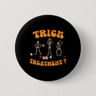 Trick or Treatment Physical Therapy Skeleton Pt Ha Button