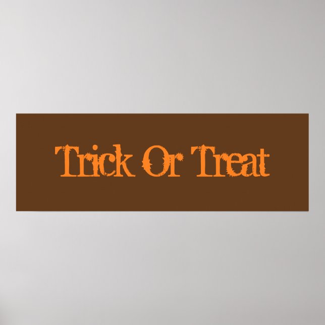 Trick or Treatment Poster (Vorne)