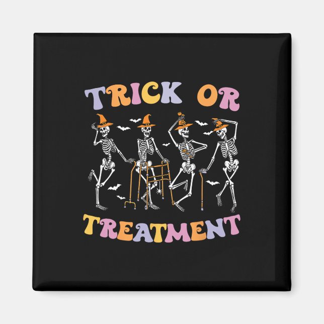 Trick or Treatment Pt Physical Therapist H Magnet (Vorne)