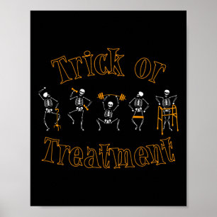 Trick or Treatment Pt Physical Therapist H Poster