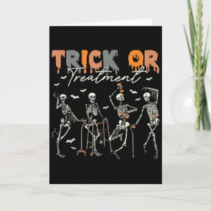 Trick Or Treatment Pt Physiotherapeut Physiotherap Karte