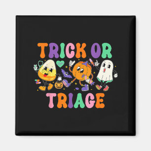 Trick Or Triage Krankenschwester Geist Kürbis Hall Magnet