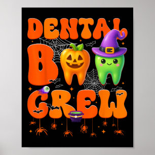 Trick or zeth Halloween Kostüme Zahnarzt Poster