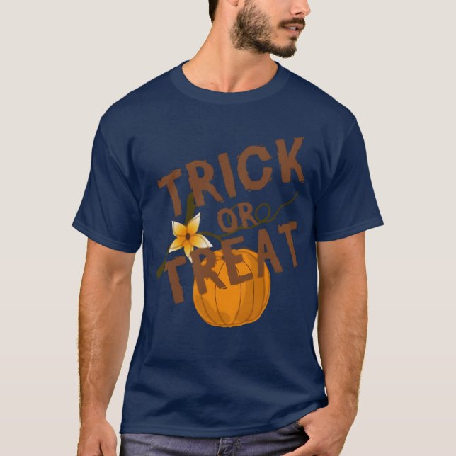 Trick Orreat Halloween Kunstgeschenk T-Shirt (Vorderseite)
