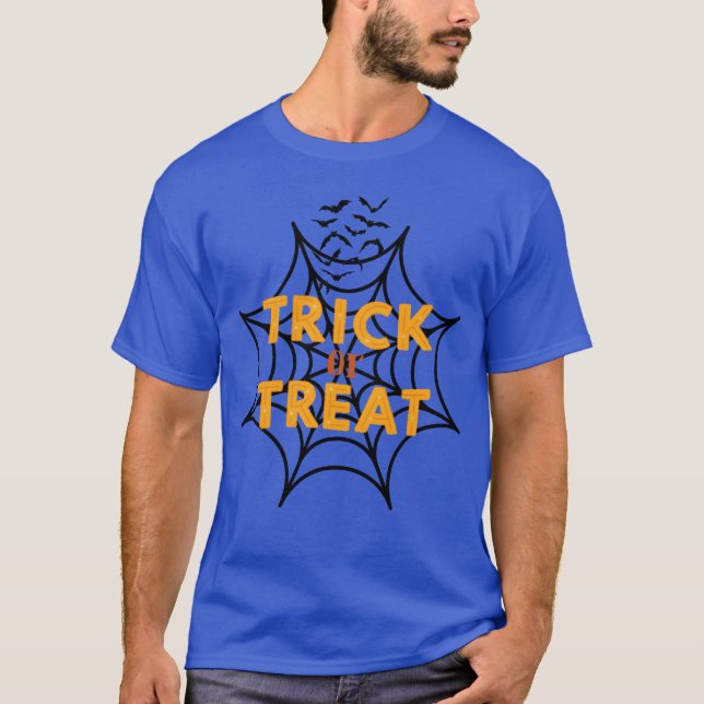 TRICK ORREAT HALLOWEWEE VINTAG T-Shirt (Vorderseite)