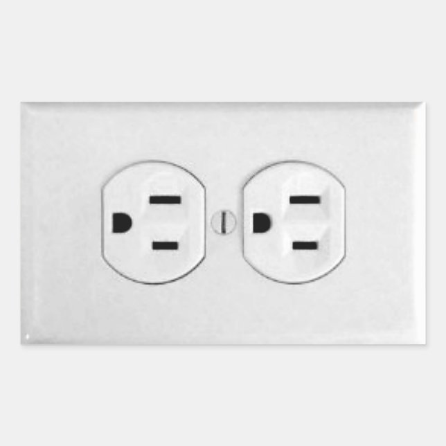 Trick Outlet Rechteckiger Aufkleber (Vorderseite)