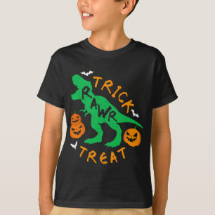 Trick Rawr Leckerei Dinosaur Halloween T-Shirt