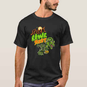 Trick Rawr Leckerei Dinosaur Pumpkin Halloween für T-Shirt