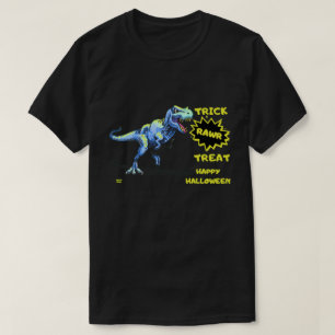 "TRICK RAWR LECKEREI" lustige Halloween Dinosaurie T-Shirt